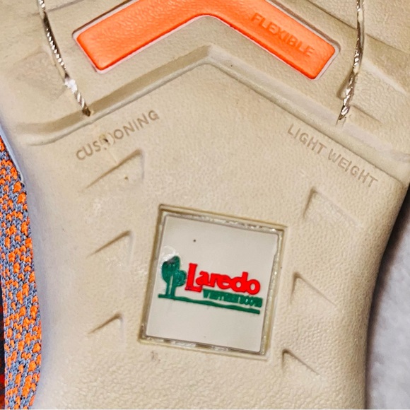 Laredo Orange and Gray Western Comfy Boots - Picture 7 of 11